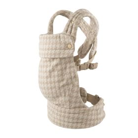 Ergonomic Baby Carrier Newborn to Toddler, Lightweight & Breathable Cotton Infant Carrier for Hands Free Comfort (Color: Houndstooth)