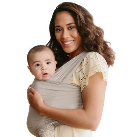 Baby Wrap, Buttery-Soft Baby Carrier Newborn to Toddler 8-25 Lbs., Lightweight & Hands-Free Breathable Summer Carrier (Color: Spelt)