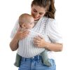 Baby Wrap, Buttery-Soft Baby Carrier Newborn to Toddler 8-25 Lbs., Lightweight & Hands-Free Breathable Summer Carrier