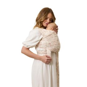 Baby Wrap, Buttery-Soft Baby Carrier Newborn to Toddler 8-25 Lbs., Lightweight & Hands-Free Breathable Summer Carrier (Color: Rose Toile)