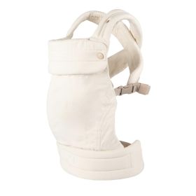 Ergonomic Baby Carrier Newborn to Toddler, Lightweight & Breathable Cotton Infant Carrier for Hands Free Comfort (Color: Off White)