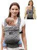 Baby Carrier Newborn to Toddler, Lightweight Ergonomic 7-44 lbs Newborn Carrier with Head Support