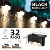 Solar Deck Lights Outdoor 16 Pack, Solar Step Lights Waterproof Led Solar lights for Outdoor Stairs, Step , Fence, Yard, Patio