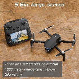 S-X1 Aerial Drone, GPS Drone with Auto Return & Optical Flow Positioning, 7m/s High Speed RC Drone, 25mins Flight Time 120m Altitude (Color: Black)