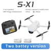 S-X1 Aerial Drone, GPS Drone with Auto Return & Optical Flow Positioning, 7m/s High Speed RC Drone, 25mins Flight Time 120m Altitude