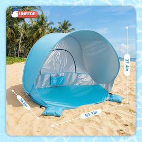 Baby Beach Tent Pop Up Baby Tent with UV Protection - Portable Infant Shade Canopy, Must-Have Beach Baby Essentials (Style: XL)