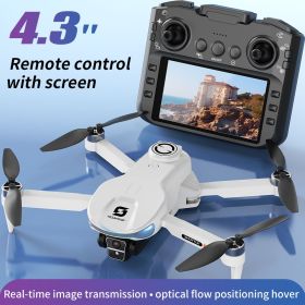 XS8 2.4GHz RC Quadcopter, Foldable Aerial Photography Drone with Obstacle Avoidance & Headless Return Flight (Color: White)
