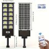 8000LM 8500K LED Solar Street Light 800W Commercial Oudoor Lights Outdoor Waterproof Hight Brightness LED