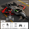 Remote Control Airplane Drone with Battery, Suitable for Boys/adults Aged 8-12, Foam Airplane Toy, Stable Hovering, 360° Flips, LED Lights