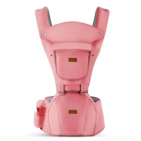 Baby Carrier with Hip Seat, Baby Carrier Newborn to Toddler up to 44lbs, 6-in-1 Ways to Carry, All Seasons (Color: Pink)