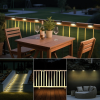 32/16 PCS Solar Deck Lights Outdoor, Solar Step Lights Waterproof Led Solar lights for Outdoor Stairs, Step , Fence, Yard, Patio