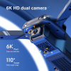 2026 3 Battery V13 RC Drone 6K HD Dual Camera WiFi FPV Foldable Quadcopter Camera Drone ,Logistic is randomly sent by UPS/USPS/GOFO/UNI/FEDEX