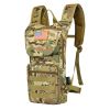 Hydration Backpack, Water Backpack with 3L TPU Water Bladder, Tactical Molle Hiking Hydration Pack with Storage for Men Women