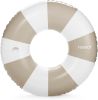 Giant Vintage Stripe Inflatable Tube Pool Float with Cup Holder 48" | Large Pool Float for Adults | Inner Tube Swimming Pool Toys Swim Rings | Pool Lo