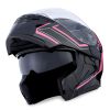 Motorcycle Street Bike Modular Flip up Dual Visor Full Face Helmet HB89