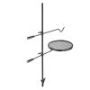 Swivel Campfire Grill, Fire Pit Grill Grate over Fire Pits, Heavy Duty Steel Grill Grates, 360° Adjustable Open Fire Outdoor Cooking Equipment