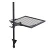 Swivel Campfire Grill, Fire Pit Grill Grate over Fire Pits, Heavy Duty Steel Grill Grates, 360° Adjustable Open Fire Outdoor Cooking Equipment