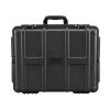 Weatherproof Hard Case, Heavy Duty Protective Dry Box Case with Pre-cut Foam, and Retractable Pull Handles for Travel, Hunting, Military, Tactical