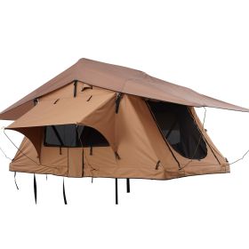 Rooftop Tent Hard Shell, Naturnest Rooftop Tent Hardshell for 2-3 Person (Product Style: Foldable Type (Large))