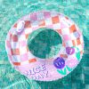 Thickened swimming ring, olive inflatable baby armpit ring, striped cherry floating ring, Danish retro swimming ring