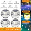 Swimming Pool Lights Solar Floating Light with Multi-Color LED Waterproof Outdoor Garden Lights 6pcs