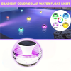 Outdoor Solar Rechargeable Floating Pool Lights,Pool Lights That Float with Solar Charging Panel,IPX7 Waterproof for Inground Pool, Bathroom, Bathtub