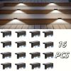 32/16 PCS Decorative Light Solar Energy Waterproof and Dustproof Light Source Sensing Suitable for Shopping Malls Guardrails Decks Stairs Gardens Cour