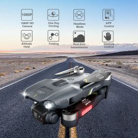 4DRC V28 Drone With 4K HD Dual Camera WiFi FPV 3D Flips Rc Quadcopter US (Color: black(1Battery))