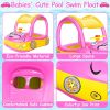 Inflatable Baby Pool Float with Canopy