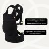 Ergonomic Baby Carrier Newborn to Toddler, Lightweight & Breathable Cotton Infant Carrier for Hands Free Comfort