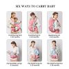 Baby Carrier with Hip Seat, Baby Carrier Newborn to Toddler up to 44lbs, 6-in-1 Ways to Carry, All Seasons