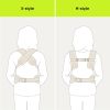 Ergonomic Baby Carrier Newborn to Toddler, Lightweight & Breathable Cotton Infant Carrier for Hands Free Comfort