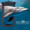 2pcs IPX8 Waterproof Phone Bag; Touchscreen Phone Pouch 7.6 Inch For Swim Sports Outdoor