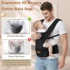 Baby Carrier with Hip Seat, 6-in-1 Baby Carrier Newborn to Toddler, Forward-Facing Carry for Active Babies, Adjustable Detachable Infant Carrier
