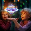 Flying Orb Ball (Blue, 2025 Upgraded) with Dazzling Lights, Magic Hover Spinner, Cool Boomerang Drone, Floating Cosmic Globe