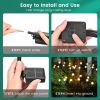 Solar Garden Lights, LED Swaying Solar Lights Outdoor Waterproof, Warm White Firefly Outdoor Decorative Lights, Garden Decor, Yard, Patio