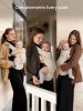 Baby Carrier Newborn to Toddler, Lightweight Ergonomic 7-44 lbs Newborn Carrier with Head Support