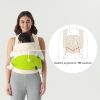 Ergonomic Baby Carrier Newborn to Toddler, Lightweight & Breathable Cotton Infant Carrier for Hands Free Comfort