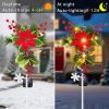4 Pcs Solar Christmas Tree Pink, Outdoor Christmas Decorations, 80 LED Waterproof Solar Christmas Lights