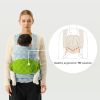 Ergonomic Baby Carrier Newborn to Toddler, Lightweight & Breathable Cotton Infant Carrier for Hands Free Comfort