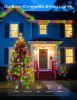 LED C6 Solar String Lights Outdoor Waterproof Fairy Lights, 22.64ft 50 LEDs Multicolor Solar Christmas Lights Outdoor