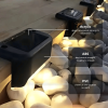Solar Deck Lights Outdoor 16 Pack, Solar Step Lights Waterproof Led Solar lights for Outdoor Stairs, Step , Fence, Yard, Patio