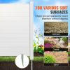 Outdoor Privacy Screens, 50" W x 50" H Air Conditioner Fence, Pool Equipment Enclosure, Horizontal Vinyl Privacy Fence