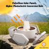 USB Solar Camping Light with Remote Control - Folding Rechargeable Lantern, 360°Lighting Waterproof Hanging Tent Lights Outdoor Light for Camping