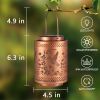 Hummingbird Solar Lanterns Garden Decor Birthday Gifts for Women Mon Grandma Metal Hanging Solar Lights Outdoor Decoration for Outside LED Lanterns fo