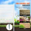 48" W x 48" H Vinyl Privacy Fence Panels, Air Conditioner Fence, Outdoor Privacy Screens for Trash Can, Pool Equipment Enclosure