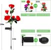 Solar Christmas Tree Outdoor Decor, Waterproof Solar Xmas Decorations Garden Stake Lights