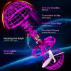 Flying Orb Ball (Pink, 2025 Upgraded) with Dazzling Lights, Magic Hover Spinner, Boomerang Drone, Floating Cosmic Globe