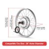 E-Bike 20 INCH Rear Wheel Conversion Kit 36V 750W