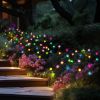 Solar Garden Lights, LED Swaying Solar Lights Outdoor Waterproof, Warm White Firefly Outdoor Decorative Lights, Garden Decor, Yard, Patio